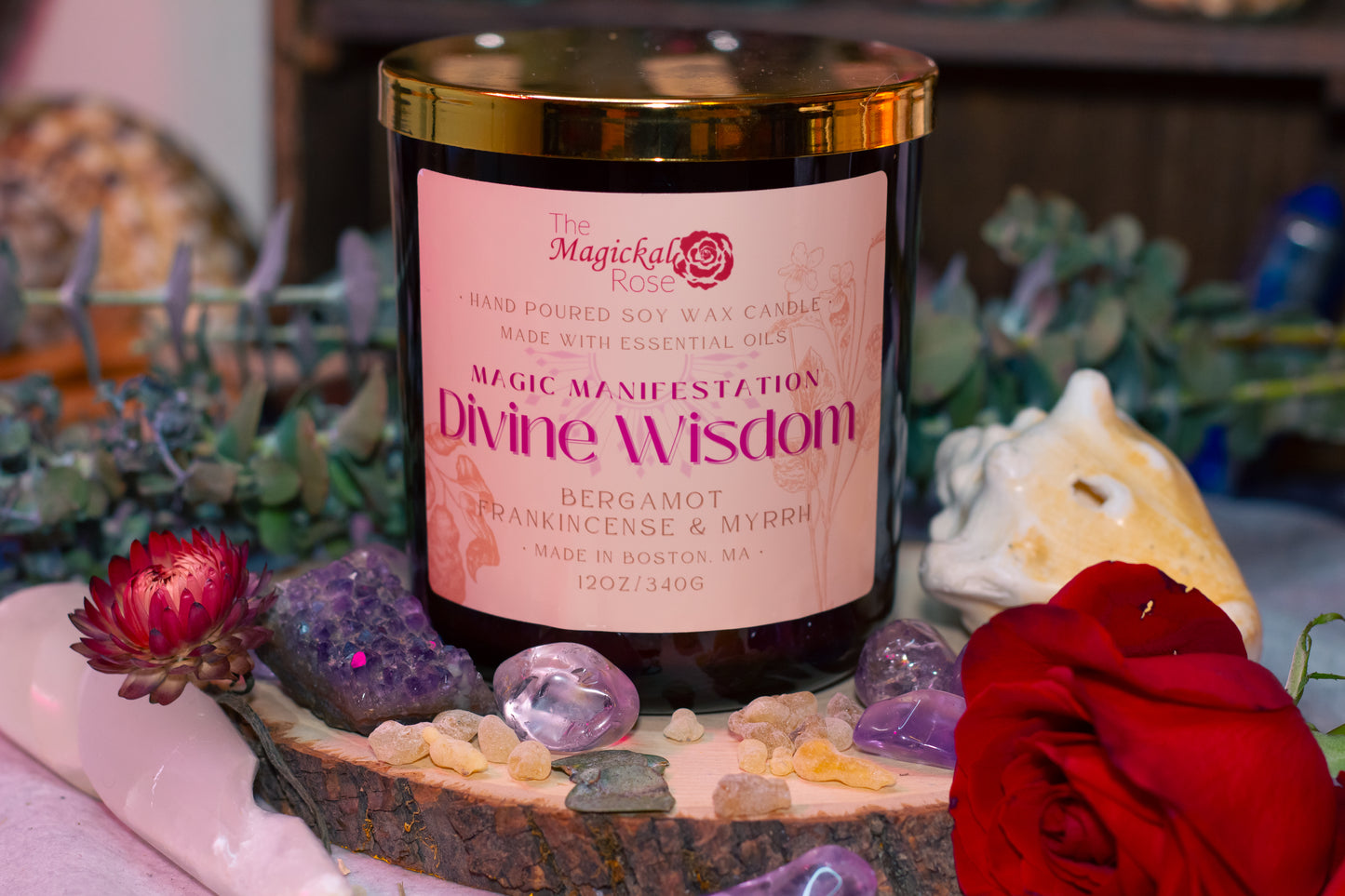 Divine Wisdom Magic Manifestation Candle