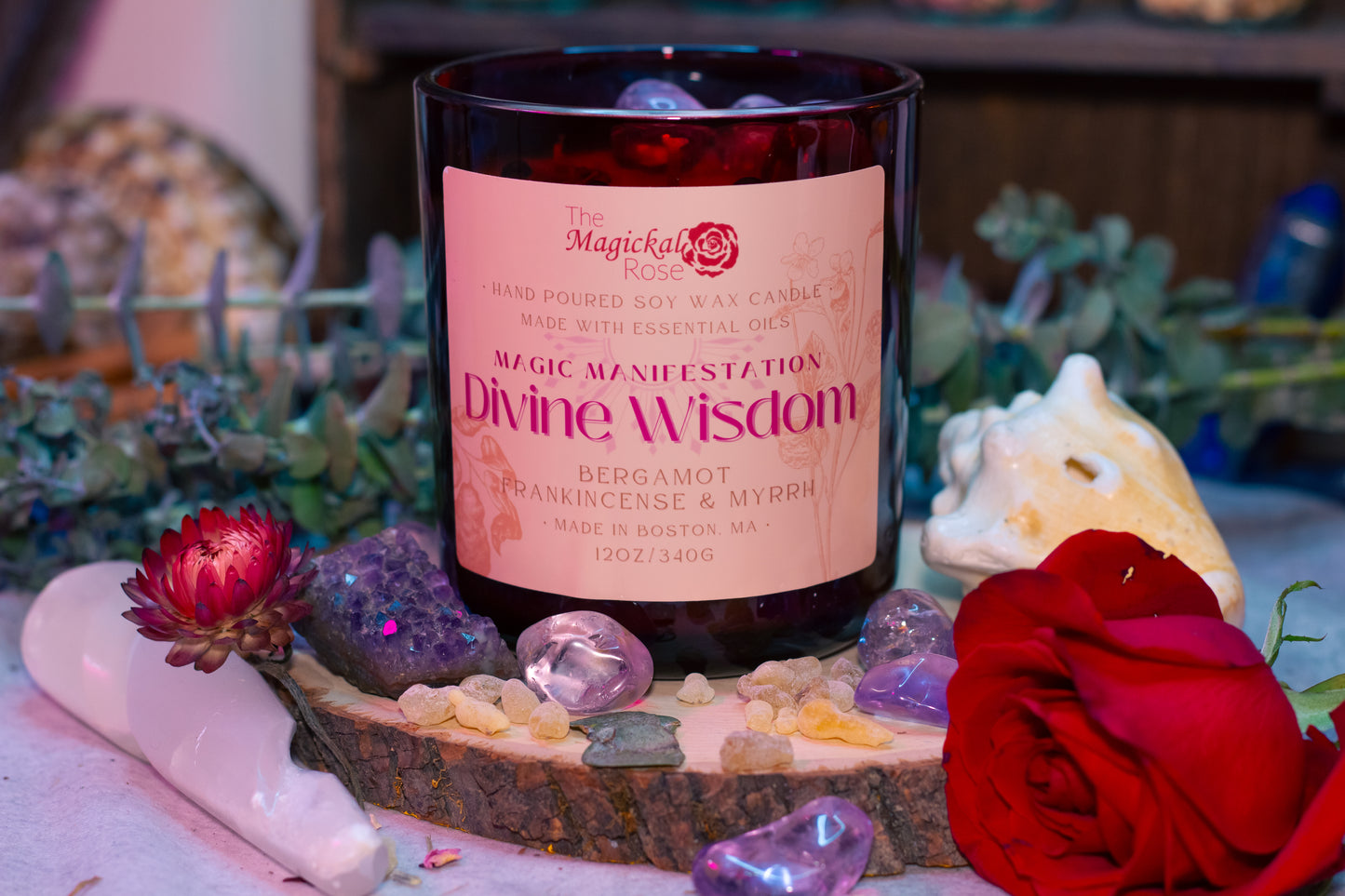 Divine Wisdom Magic Manifestation Candle
