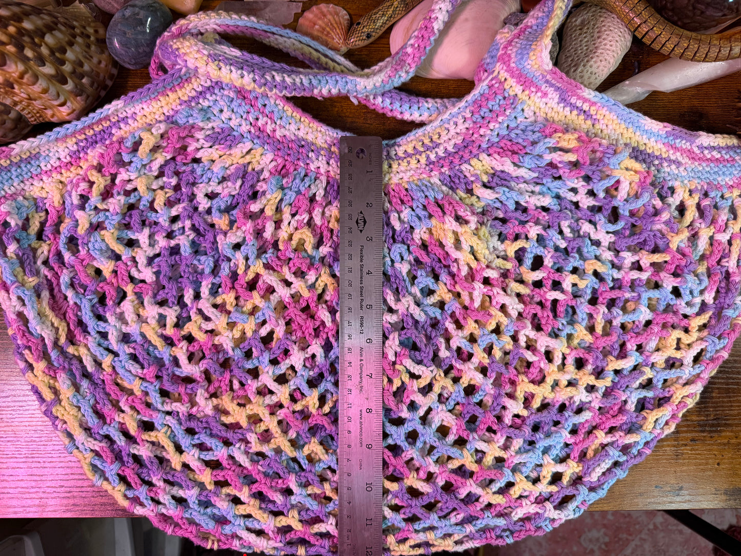 Mesh Market Bag “Cotton Candy”