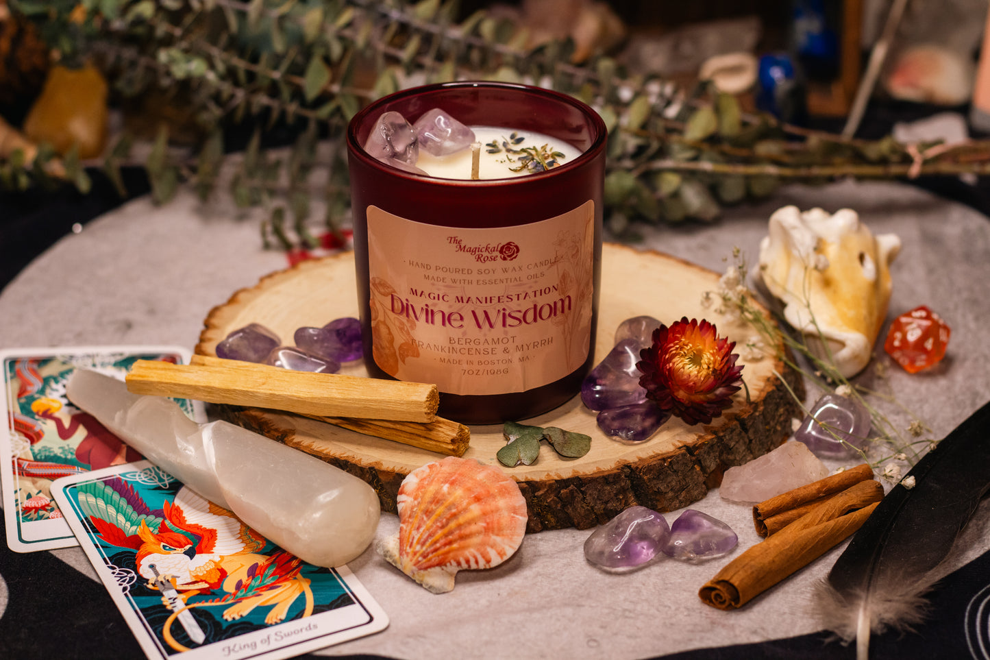Divine Wisdom Magic Manifestation Candle