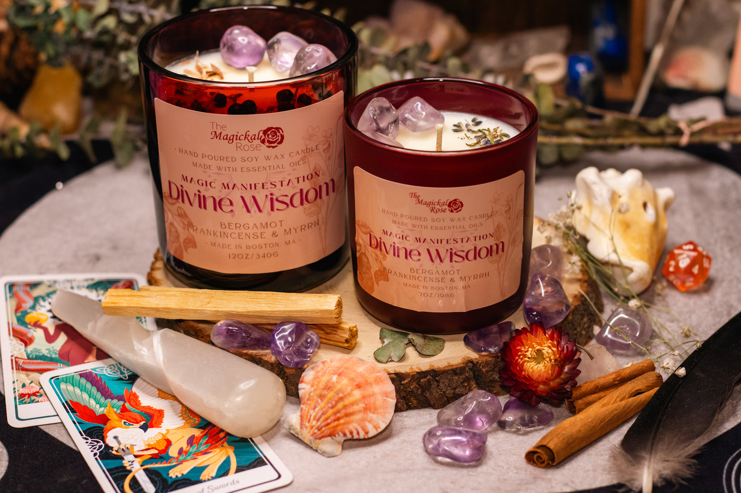 Divine Wisdom Magic Manifestation Candle