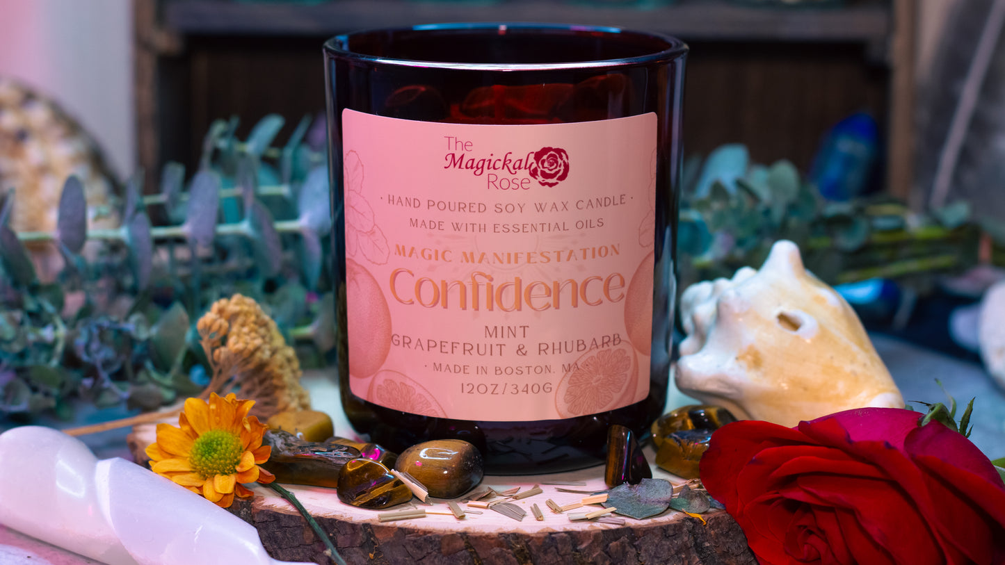 Confidence Magic Manifestation Candle