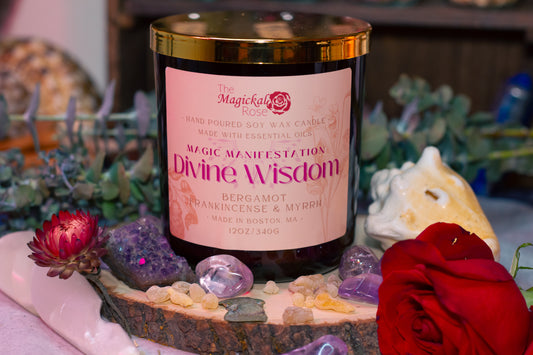 Divine Wisdom Magic Manifestation Candle