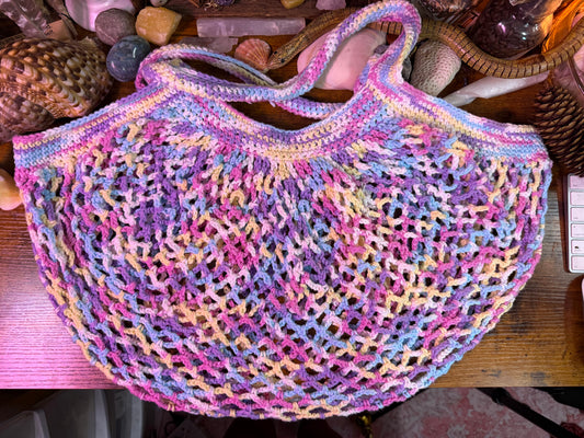 Mesh Market Bag “Cotton Candy”