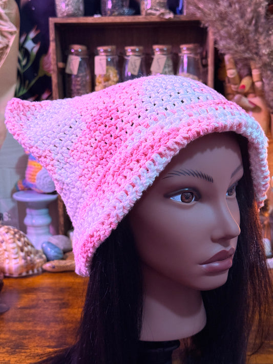 The Magickal Rose's Custom Order Crochet Cat Beanie