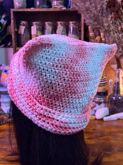 The Magickal Rose's Custom Order Crochet Cat Beanie